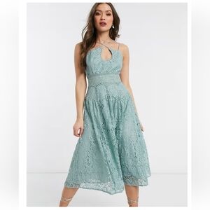 ASOS Lace Midi Dress NWT